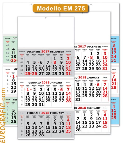 calendario trittico em275