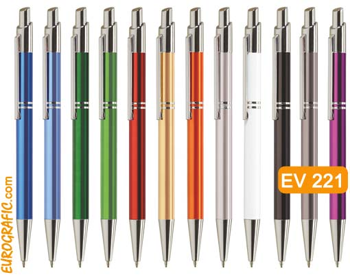 penne in metallo a colori ev 221