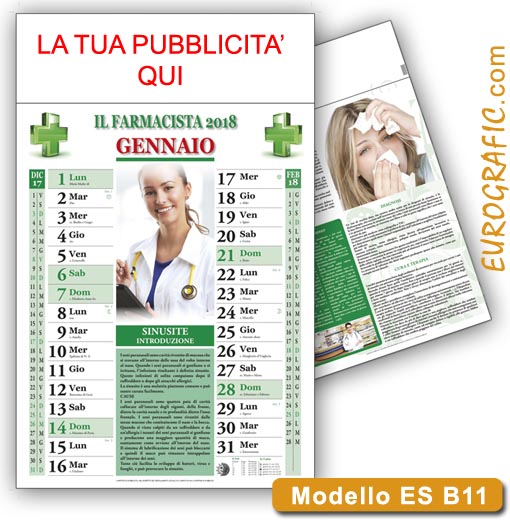 calendari illustrati farmacie b11